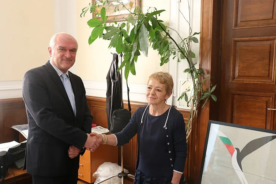 Дариха на парламента първите ни ЕС плакати