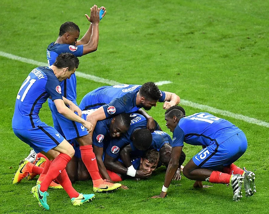 Франция размаза Исландия в голово шоу