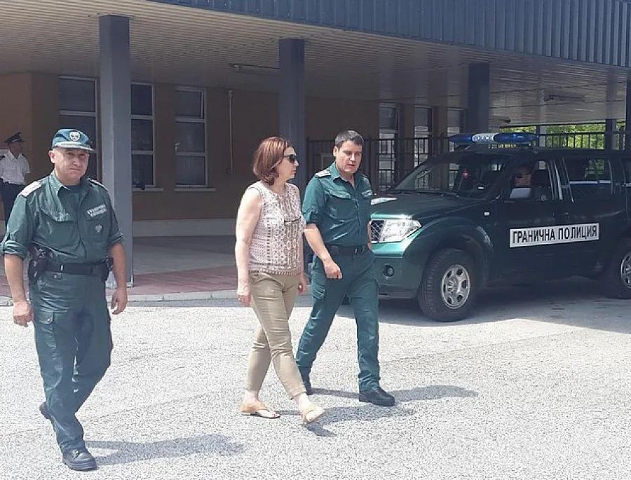 Бъчварова обходи граничната зона при ГКПП "Илинден"