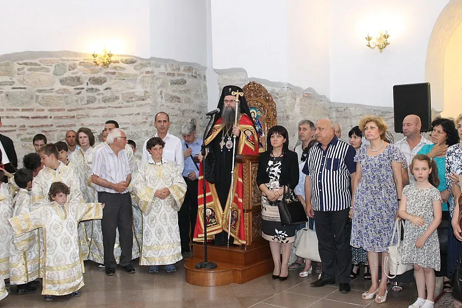 Караянчева на освещаването в „Св. Йоан Предтеча“ 