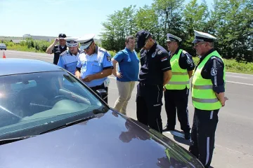Видински полицаи контролиха движението край Крайова