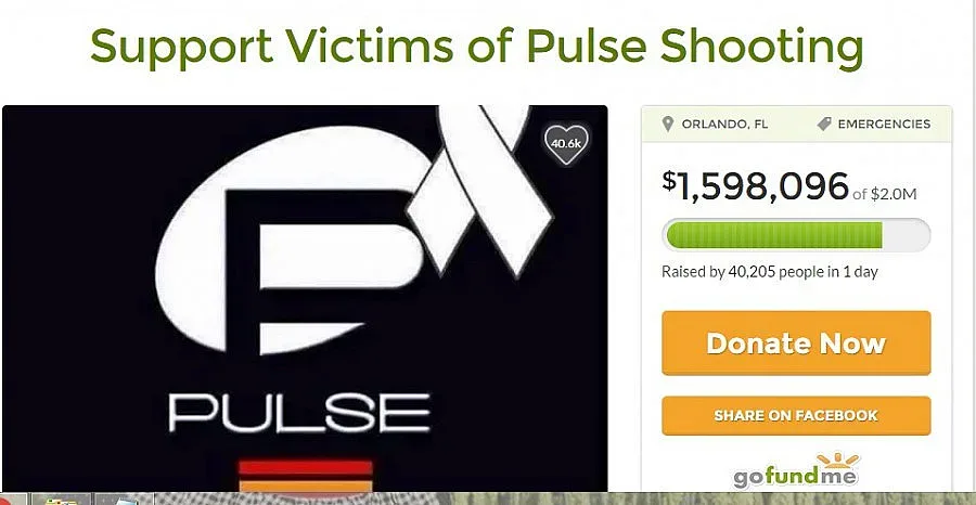 За 22 часа: 1,6 млн. дарения за жертвите в Орландо