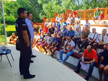 Инструктаж за сигурност за спасителите в Албена