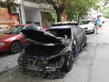 Опожариха Мерцедеса на старозагорец