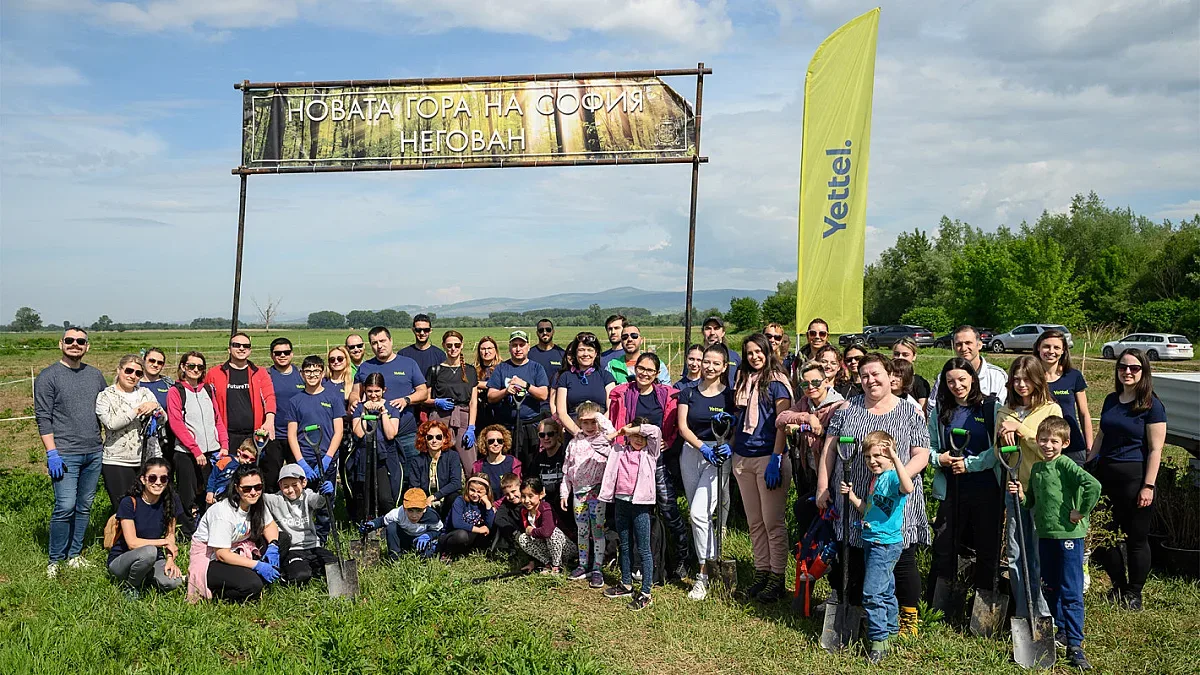 Екипът на Yettel посвети над 1000 часа в доброволчески дейности