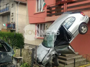 Зрелищна катастрофа в Банкя