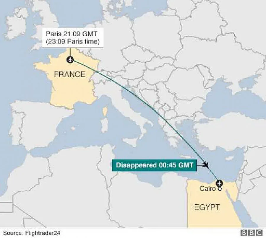 Египетският самолет се е разбил до остров Карпатос