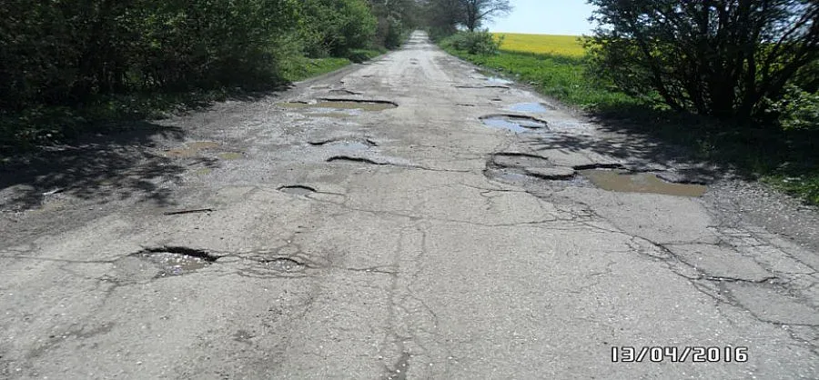 Завет на бунт заради разбито шосе