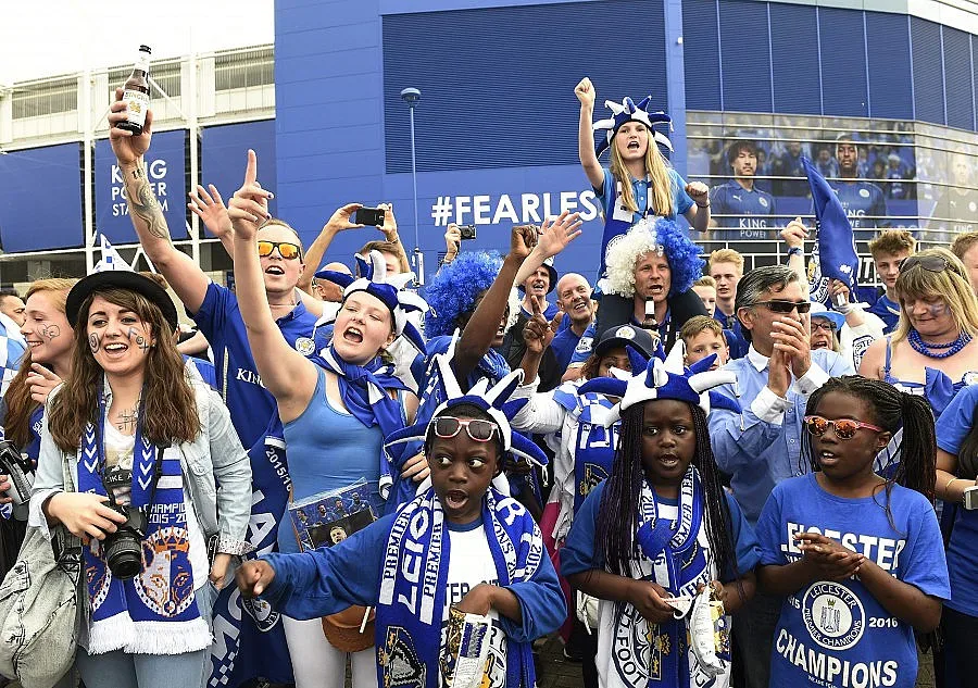 "Лестър" мина през "Евертън" и вдигна титлата
