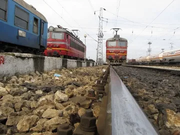 Влак се запали в Пловдив