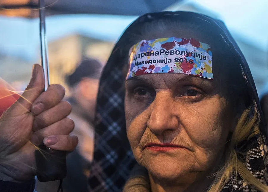Македонците с поредна нощ на протести 