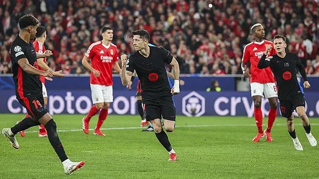 Девет гола в Лисабон! Барса с паметен обрат срещу Бенфика