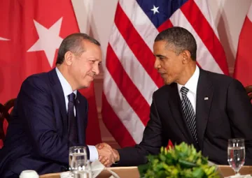 Обама все пак се видя с Ердоган