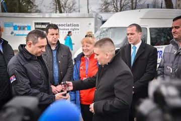 Дарение от Трейс Груп Холд за бежански лагер в Прешово