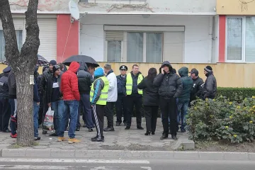 Рехав полицейски протест в Благоевград 