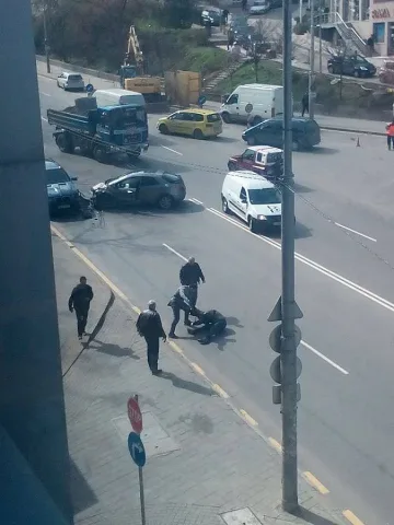 Катастрофа и бой на бул. "Черни връх"