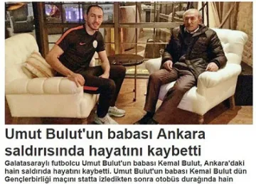 Турски национал загубил баща си в атентата в Анкара