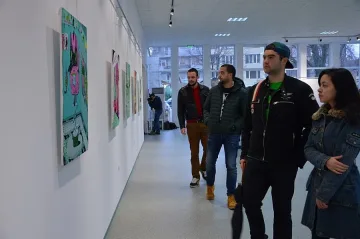 Графити влязоха в галерия