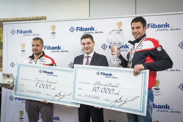 Fibank награди Радослав Янков и треньора му с парични премии