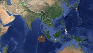 Земетресение от 8,1 удари Индонезия 