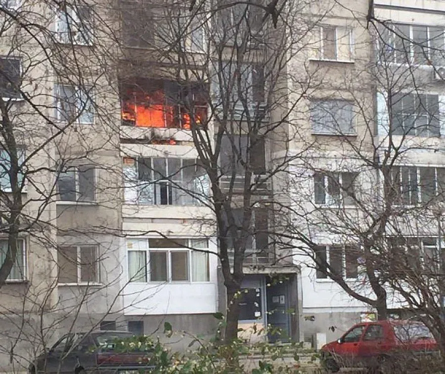 Газова бутилка подпали апартамент в Пловдив