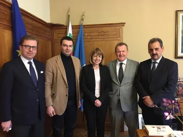 Паргов срещна австрийски инвеститори с кмета на София