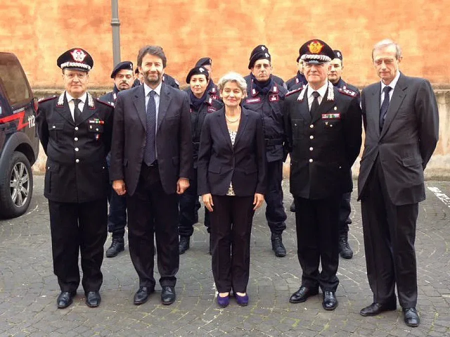 ЮНЕСКО и Италия създадоха "сини каски на културата"