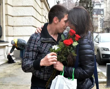 Слаб дъжд на 14 февруари