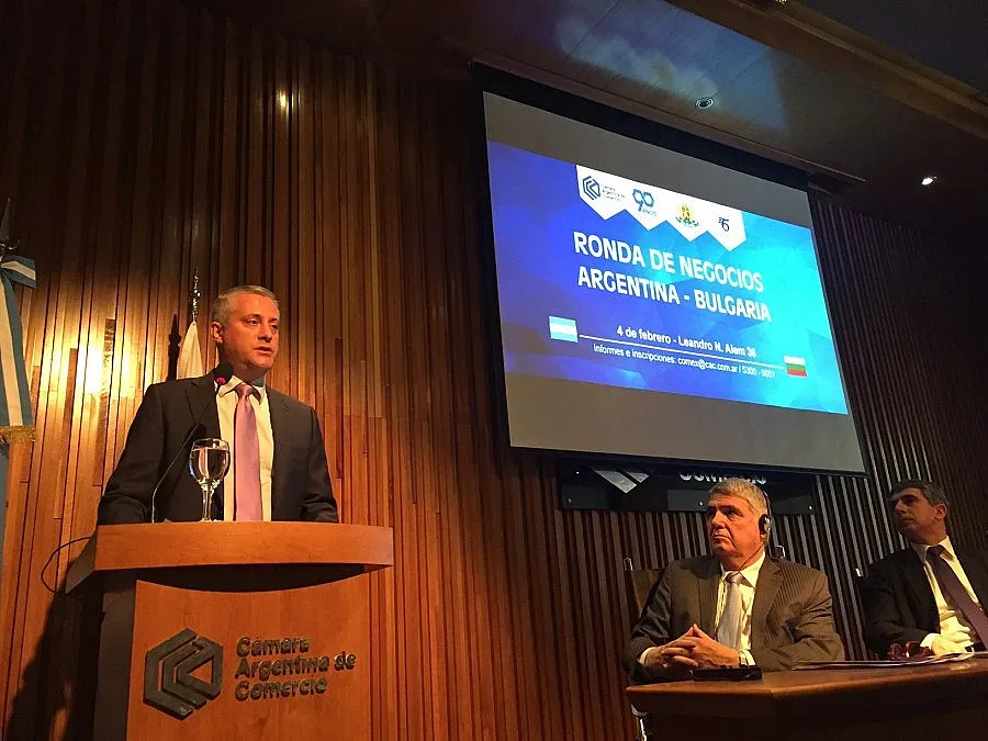 Лукарски с подкрепа към наши и аржентински фирми