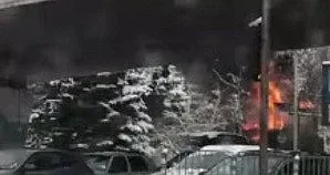 Под снега! Пожар в центъра на София /ОБНОВЕНА/