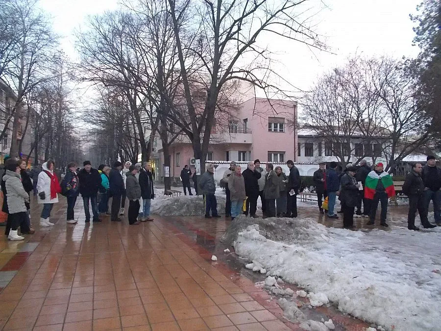 И в Добрич протестират