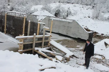 Мурад провери изграждането на моста над река „Коджадере”