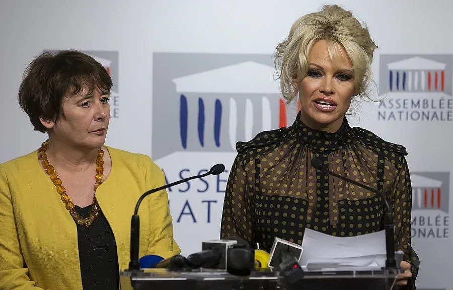 Журналисти се бият за Памела в Париж