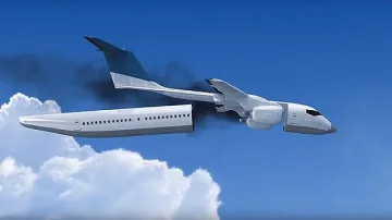 Самолет се разглобява във въздуха, за да спаси пътниците (ВИДЕО)