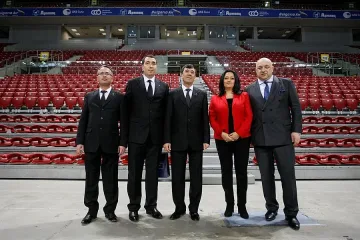 Кралев показа „Арена Армеец“ София на делегация от Туркменистан