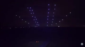 Дронове в светлинно шоу под звуците на Бетховен (ВИДЕО)