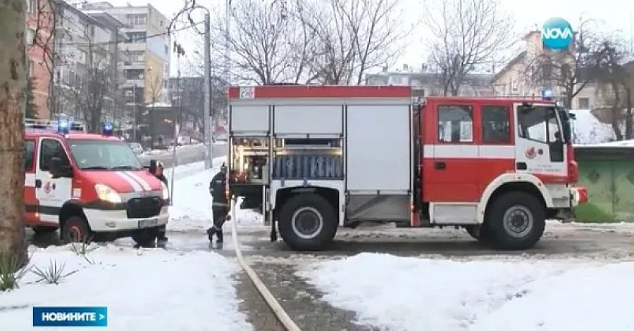 Пожар в агенцията по храните във Велико Търново
