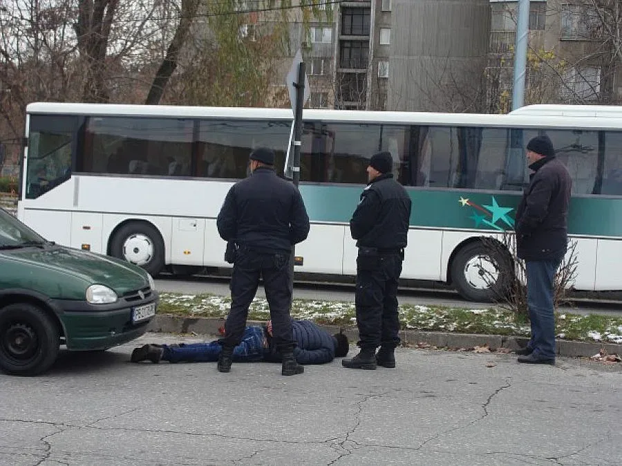 Зрелищен арест в Пловдив