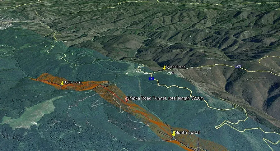 Строят тунела под Шипка от 2017 г.