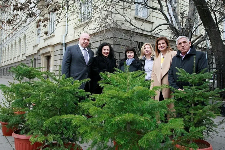 Кралев подкрепи инициативата „Купи жива елхичка, помогни на дете" 