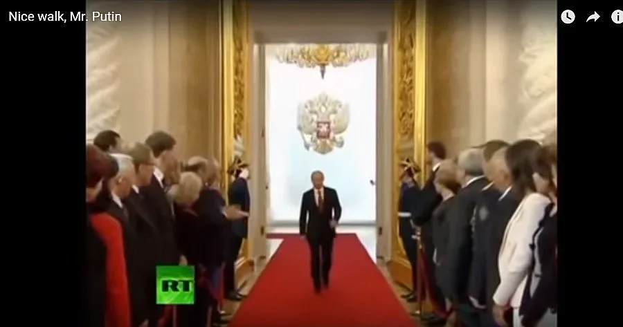 Походката на Путин разбуни света (ВИДЕО)