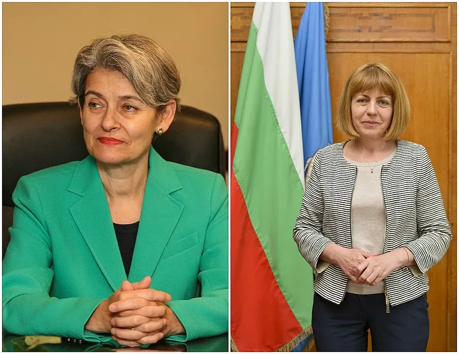 Ирина Бокова и Йорданка Фандъкова- политиците на 2015 г.