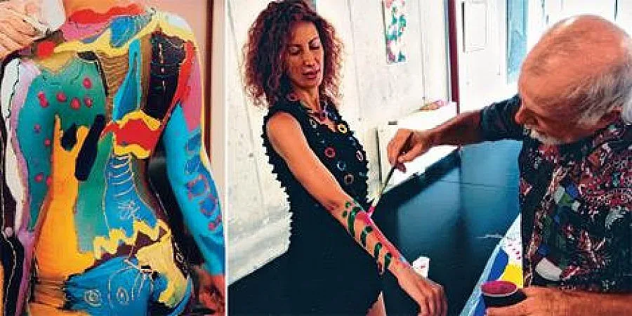 Бодиартът на Яхнаджиев в зала "България"