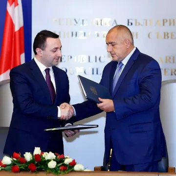 Борисов подписа меморандум за сътрудничество с Грузия