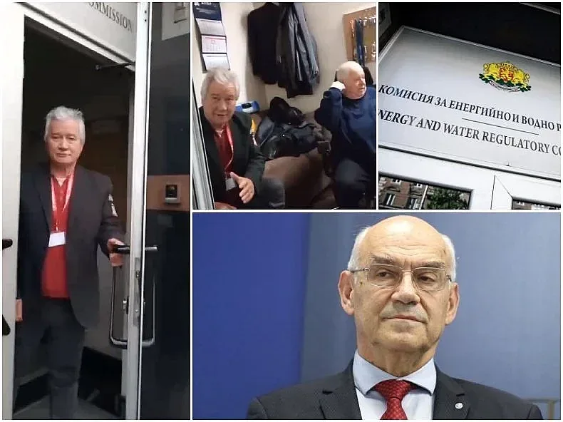 Грозни сцени! Гардове на КЕВР спират репортерка, комисията се крие