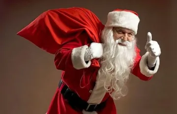 Дядо Коледа изостави шейната, задигна хеликоптер в Бразилия