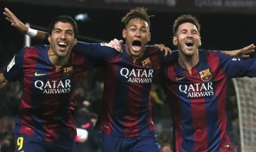 Извънземното трио на Барса бележи повече от целия Реал