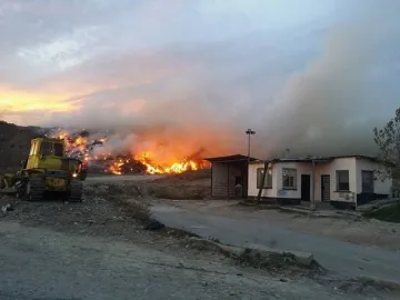 Гори сметището на Стара Загора