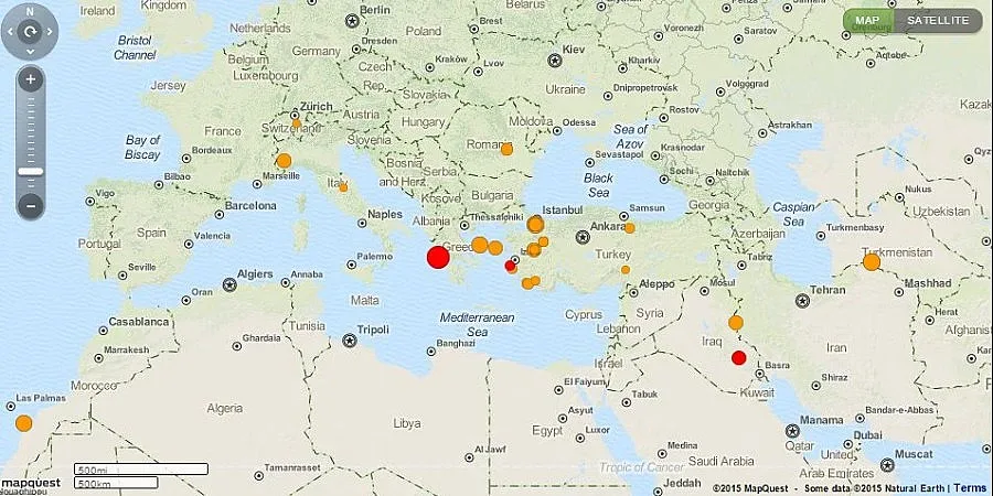 Трус 5.6 по Рихтер стресна Гърция, усетиха го и у нас