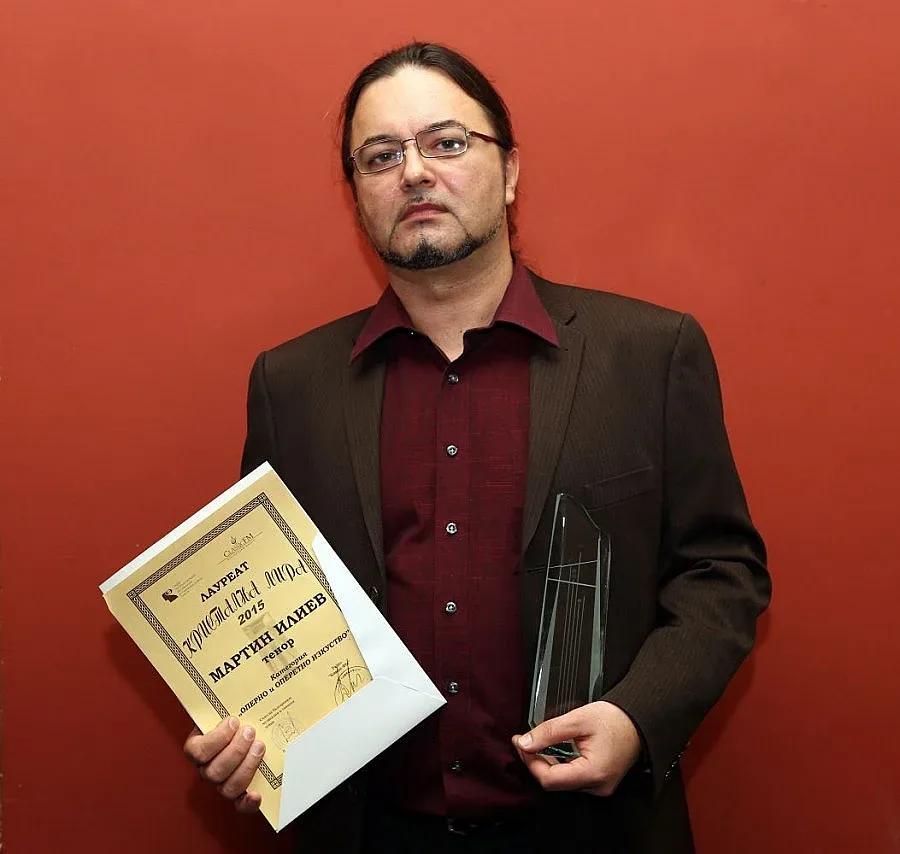 "Кристална лира" за оперния ас Мартин Илиев